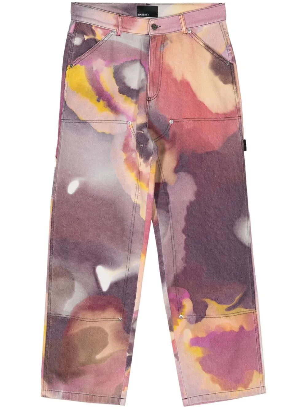 Butterfly straight-leg jeans - 1