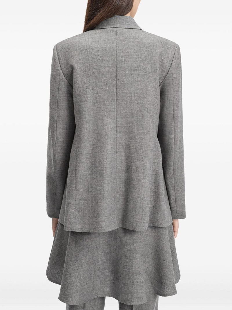 asymmetric-fastening blazer 4
