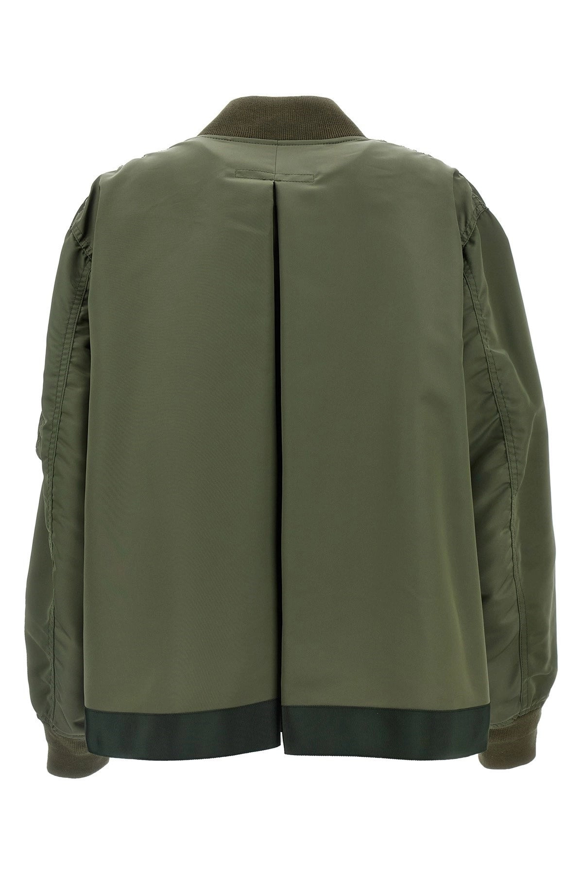 Sacai Women Nylon Bomber Jacket - 3