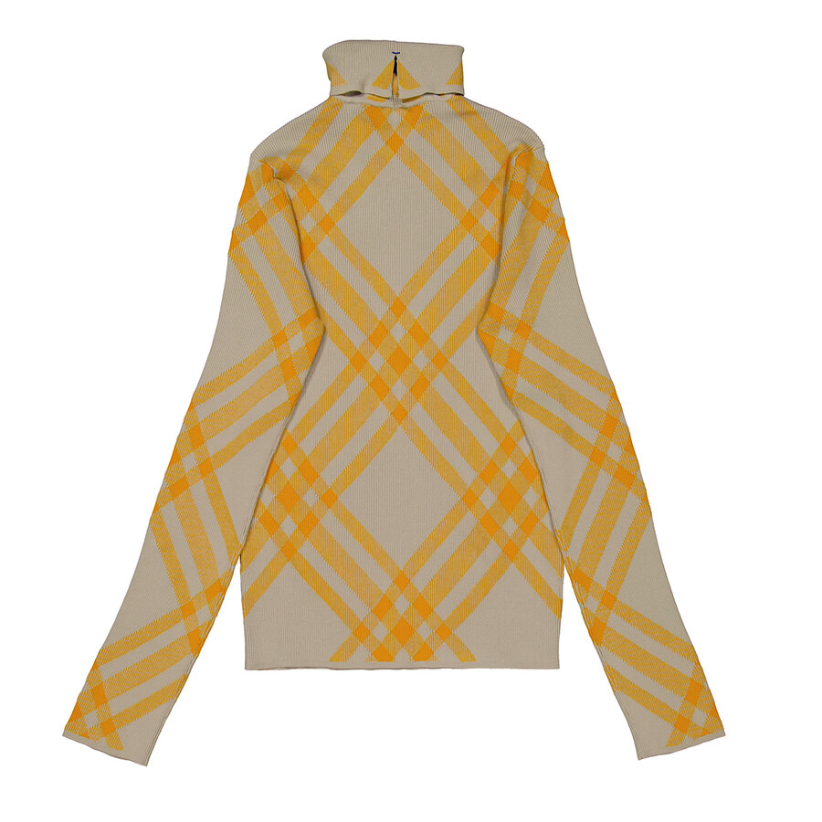 Burberry Checked Wool-Blend Jumper - 6