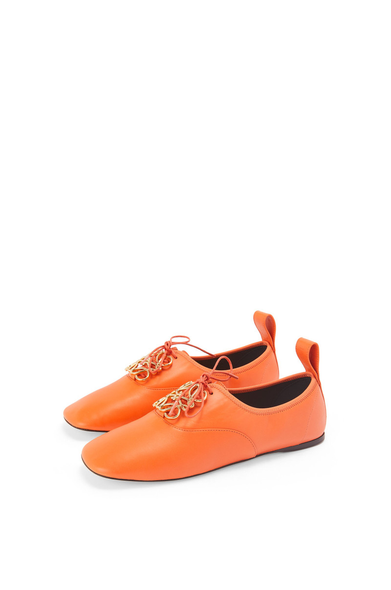 Loewe Anagram soft derby in lambskin outlook