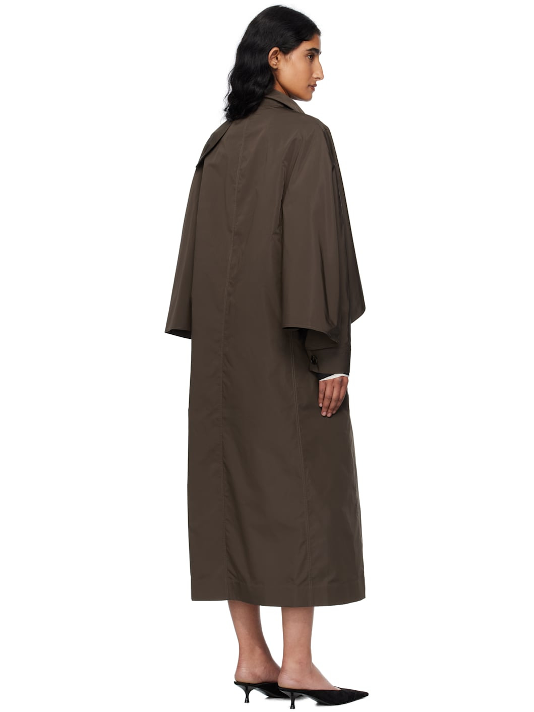 Brown Etoffe Coat - 3