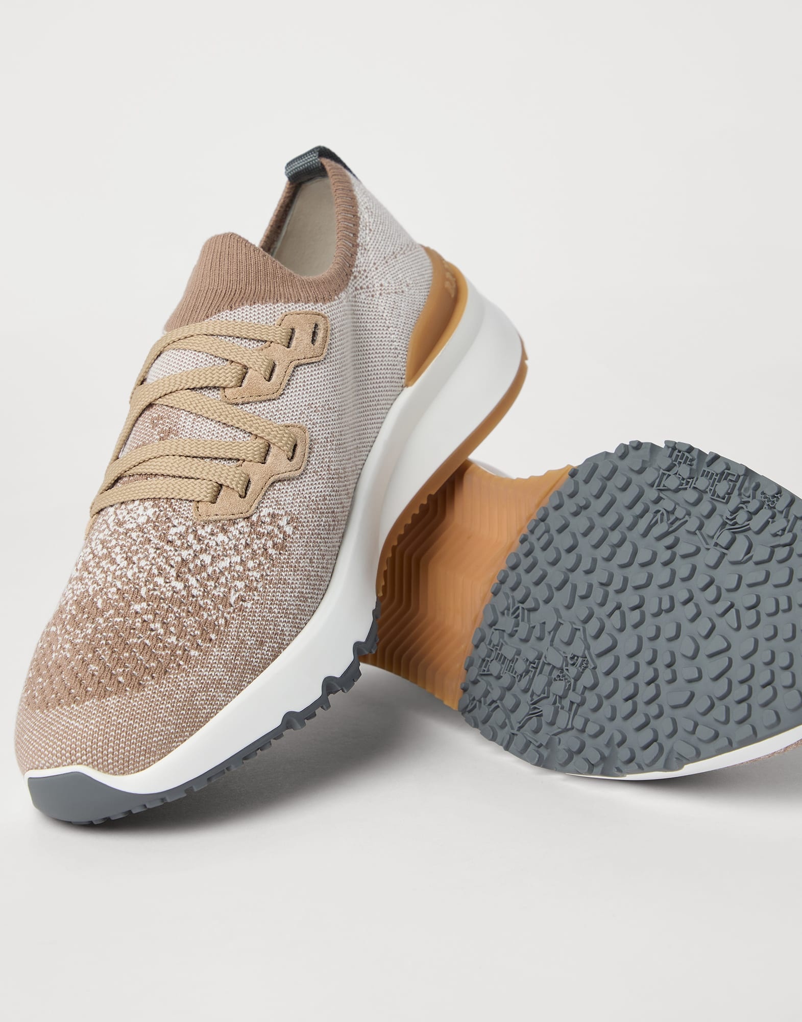 Cotton chiné knit runners - 3