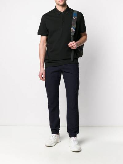 LACOSTE logo patch polo shirt outlook