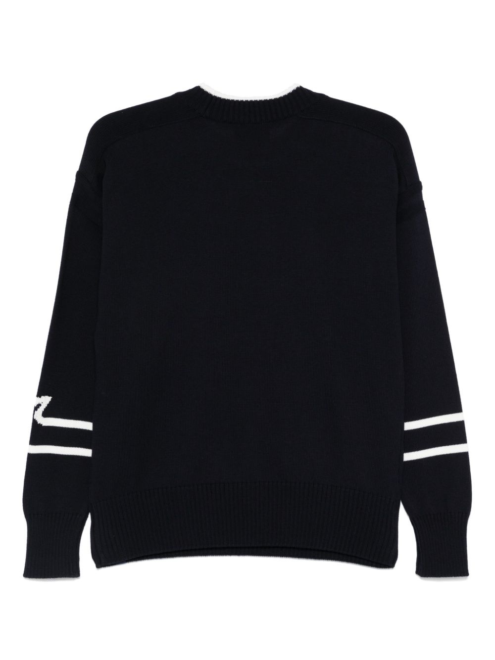logo-jacquard sweater - 2