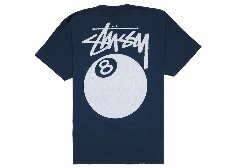 Stüssy Stussy 8 Ball Pigment Dyed Tee Navy outlook