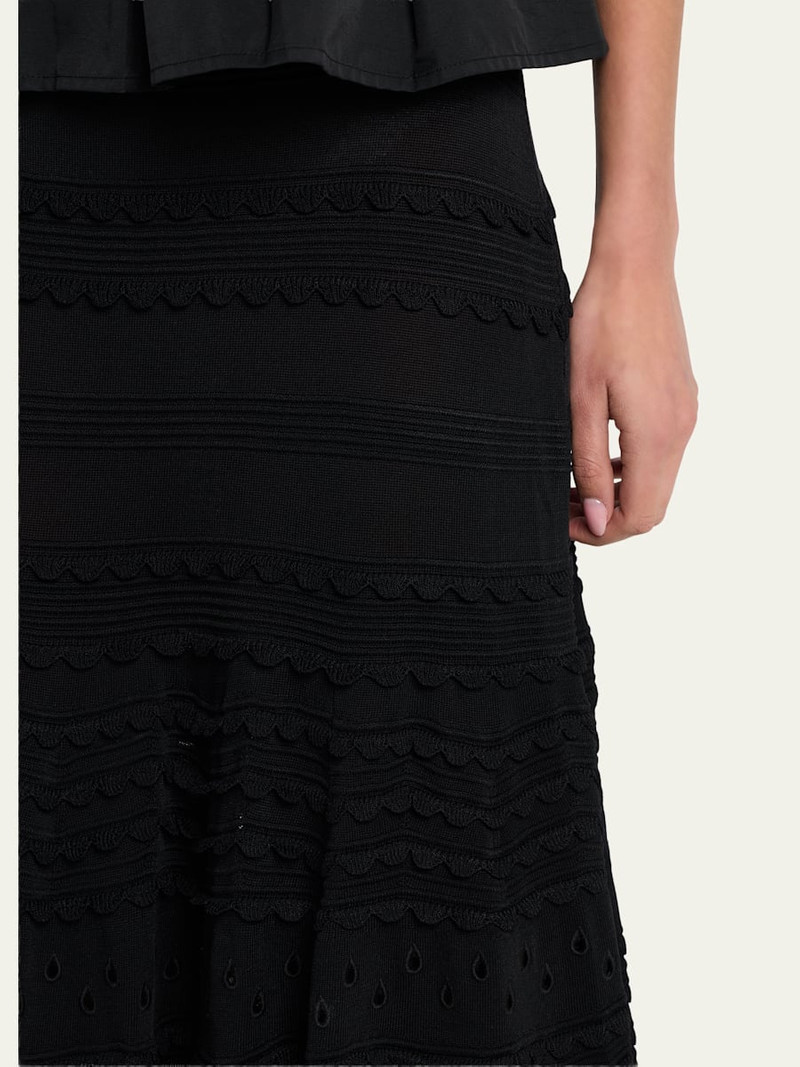 Annisa Eyelet Knit Maxi Skirt 5