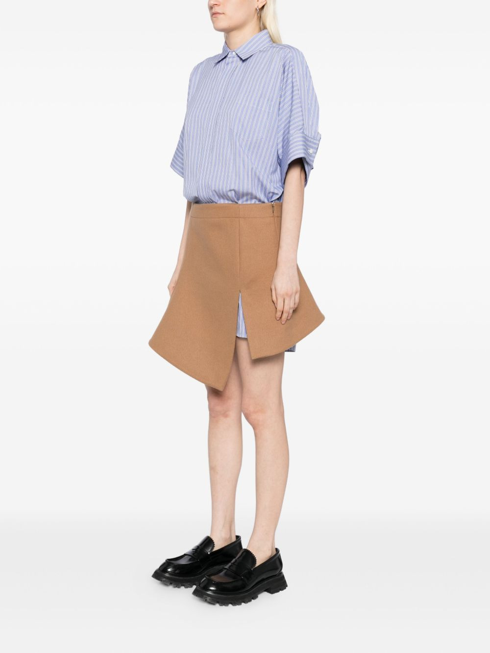 asymmetric shirtdress - 3