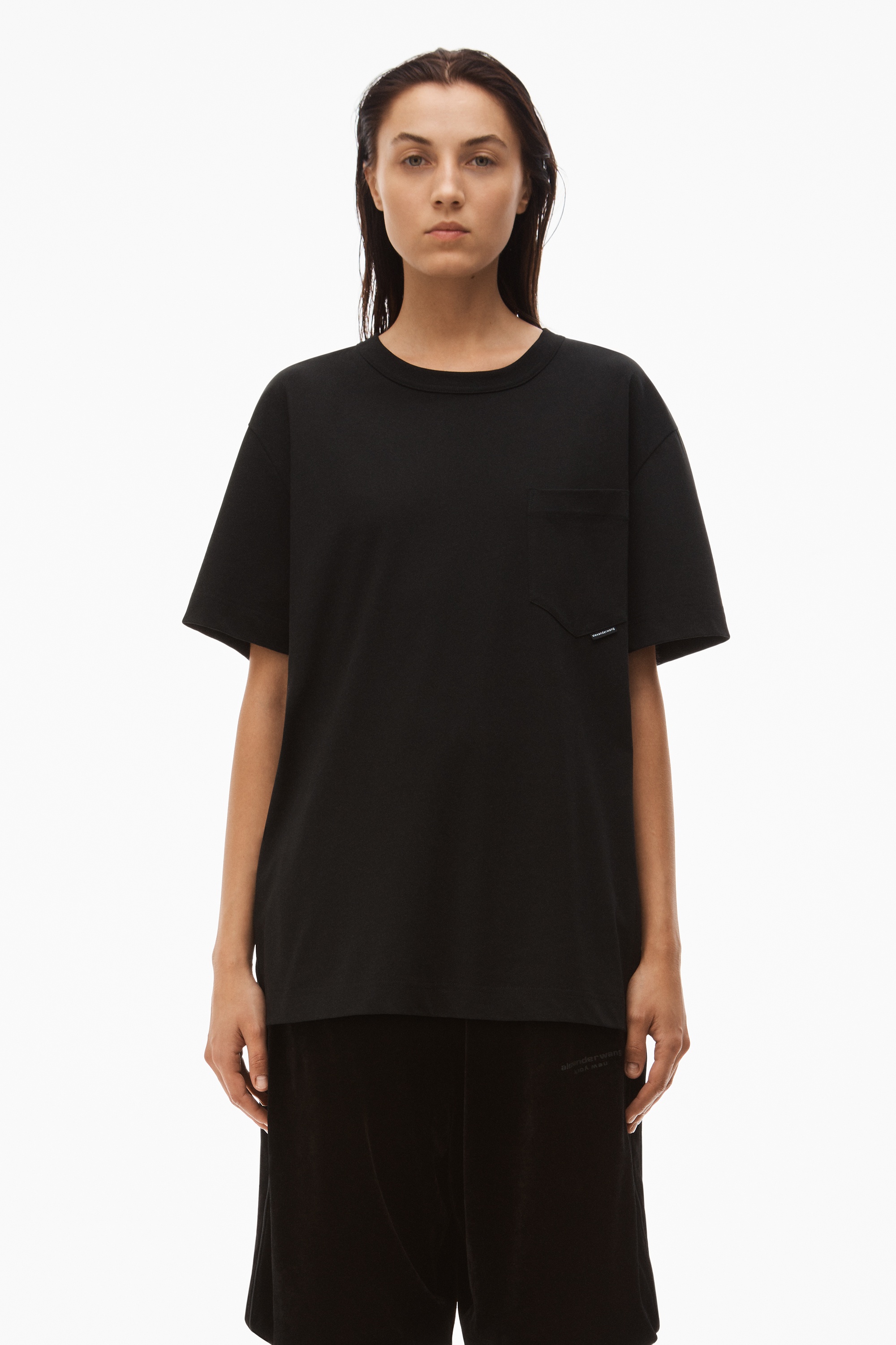 POCKET TEE IN HIGH TWIST JERSEY - 2