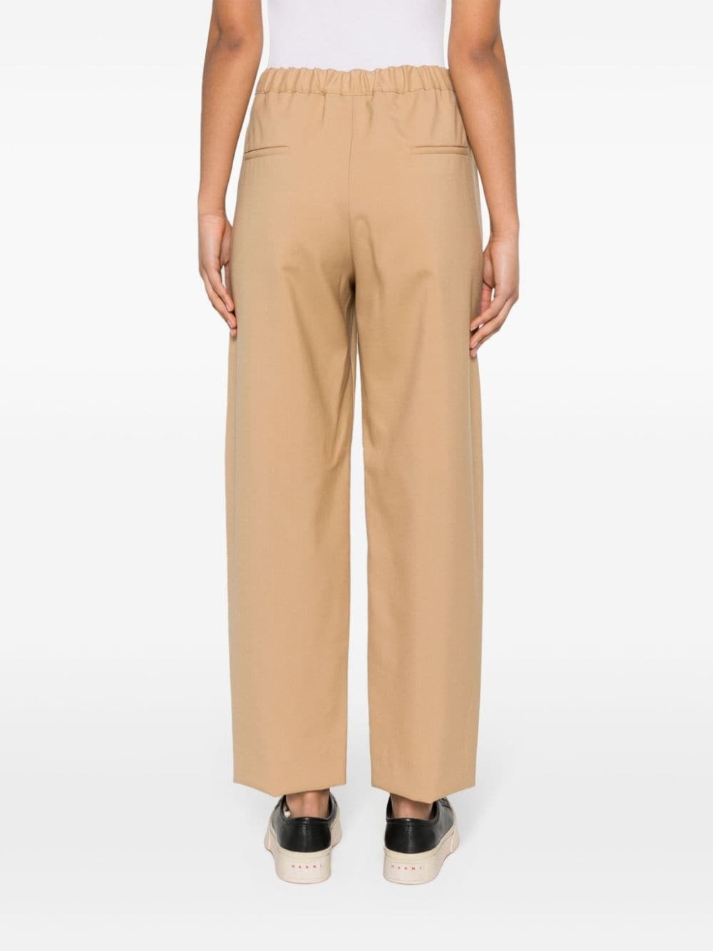 cropped wide-leg trousers - 4