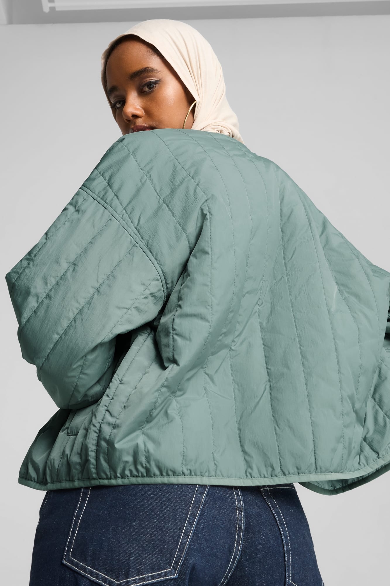 Wardrobe Essentials Women's Relaxed Reversible Liner Jacket - 6