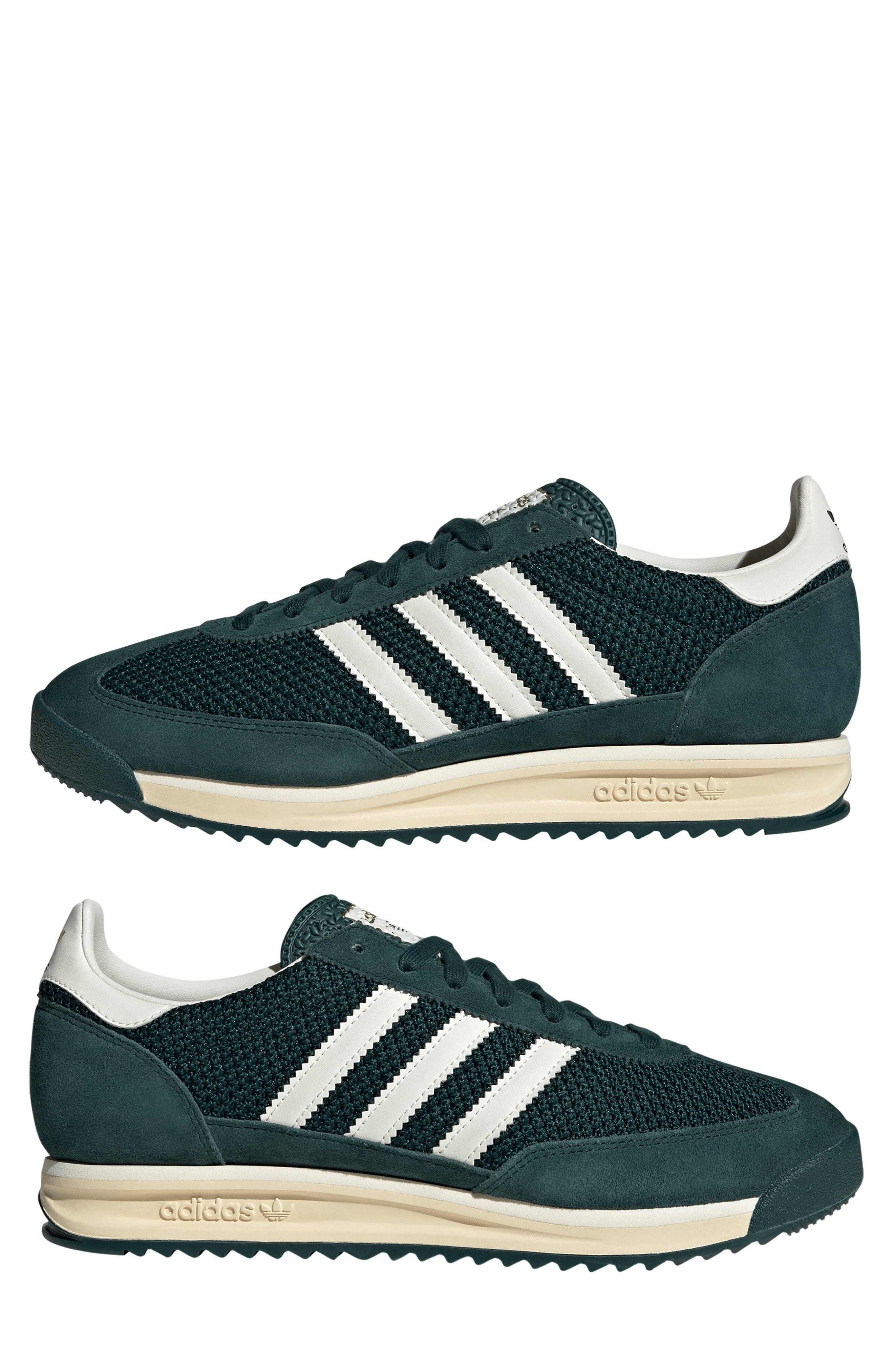 adidas Gender Inclusive SL 72 RS Sneaker in Aurora Ivy/Off White/Vanilla at Nordstrom - 8
