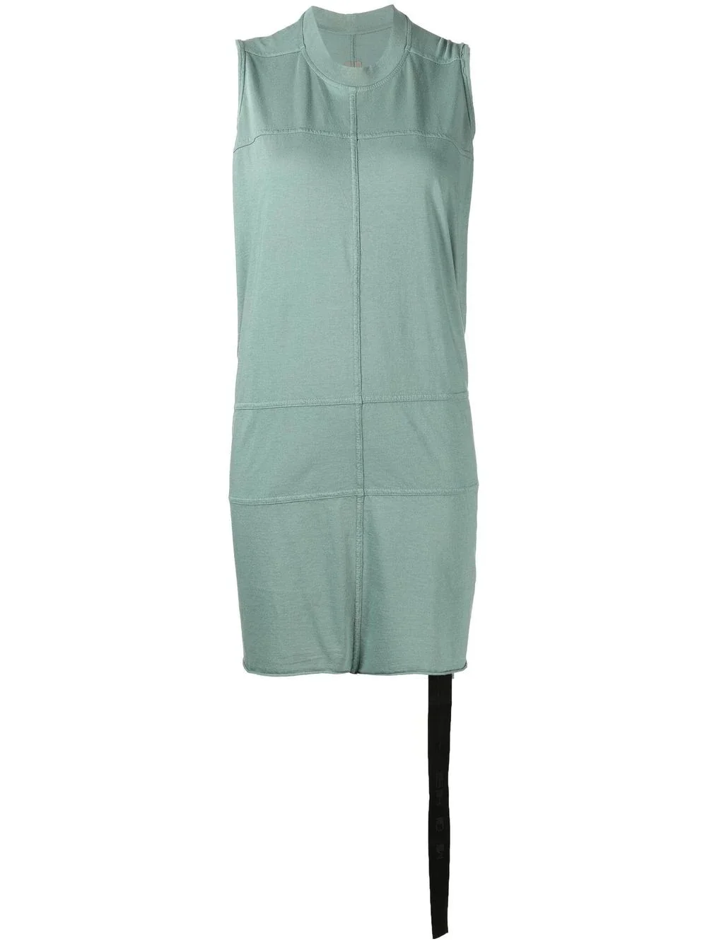 panelled crew-neck tank top - 1