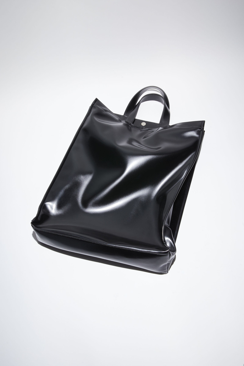 Acne Studios Logo tote bag - Black outlook