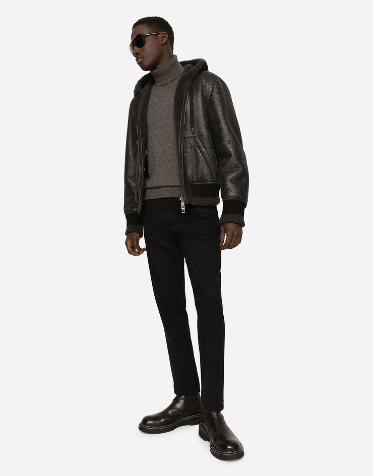 Cashmere turtle-neck sweater - 5