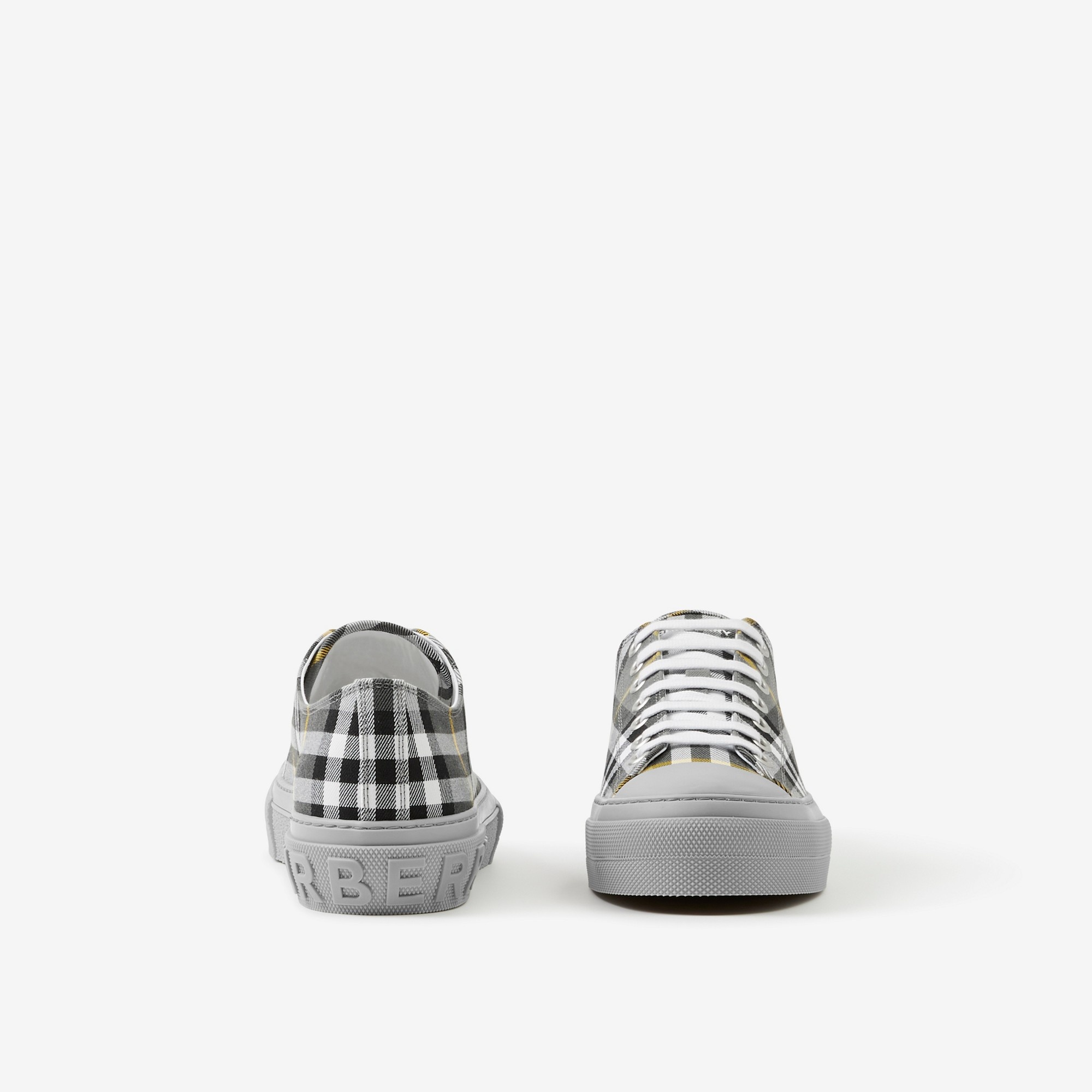 Check Cotton Sneakers - 4