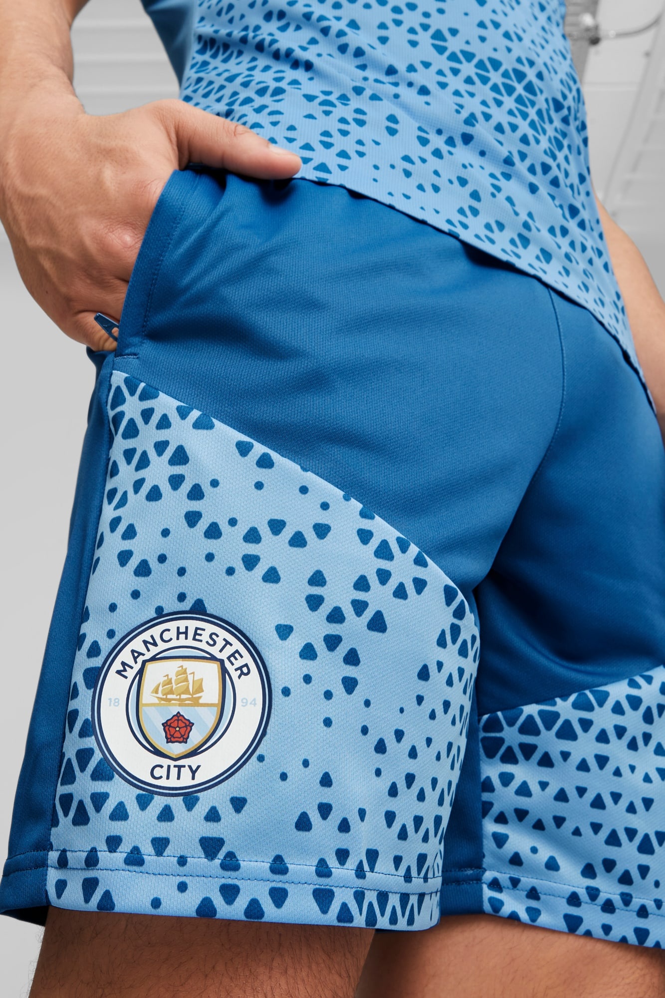 Manchester City Men's Soccer Training Shorts - 7