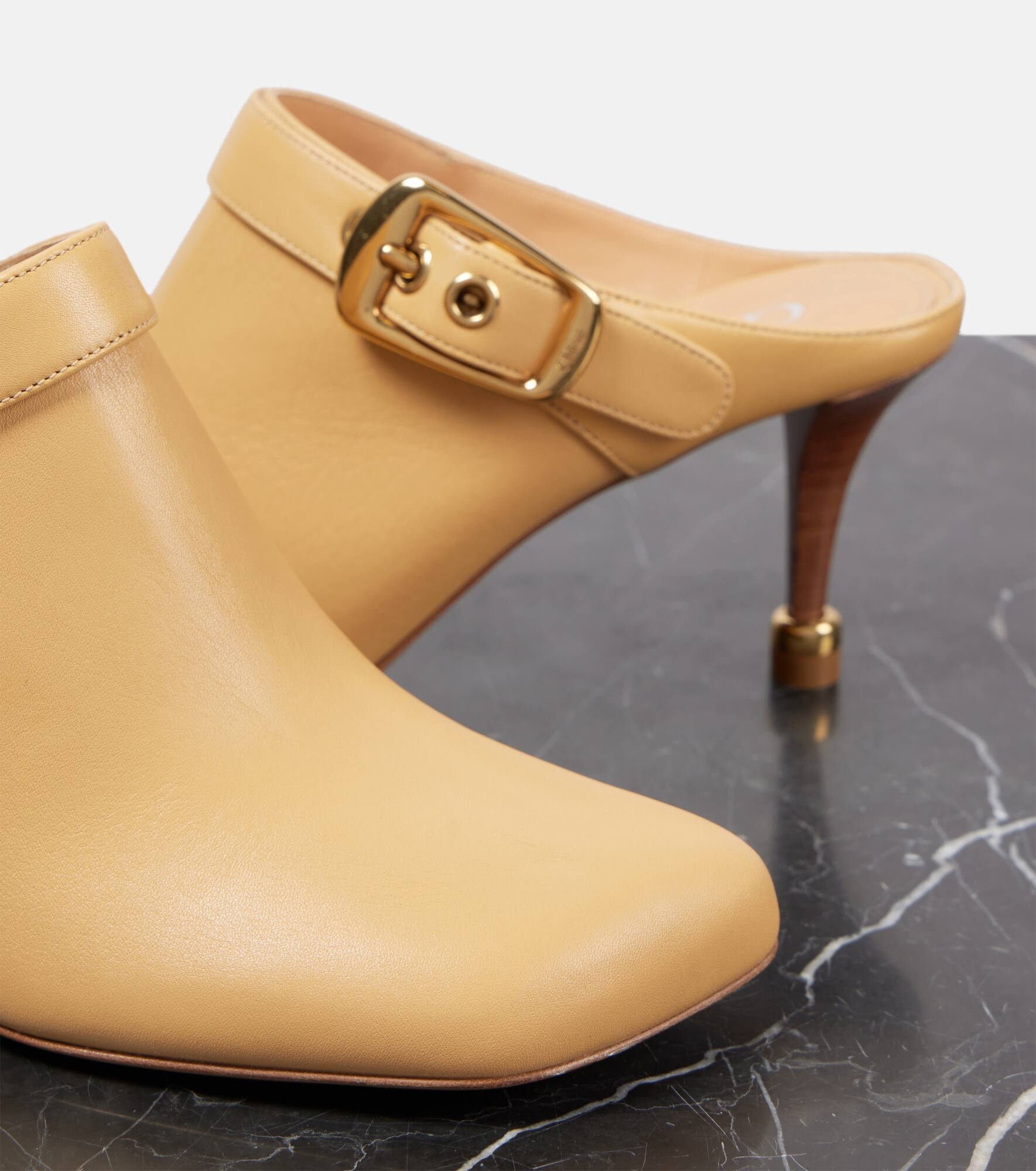 Andrea leather mules - 5