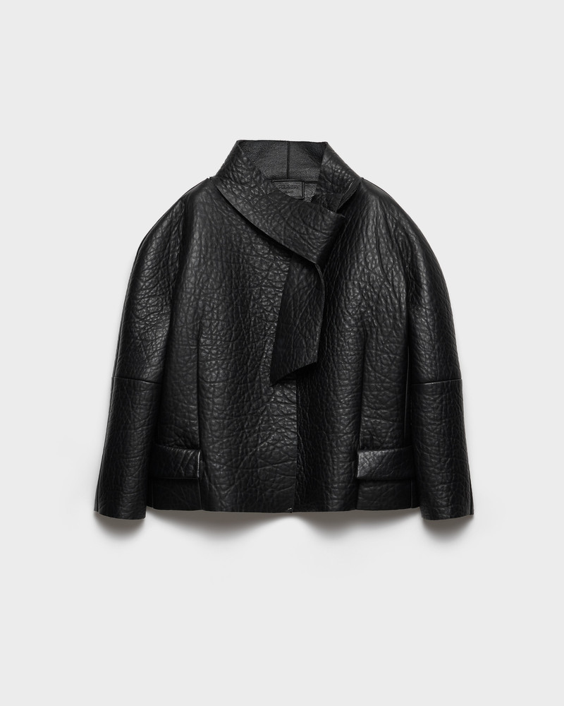 Bonded nappa leather jacket 1