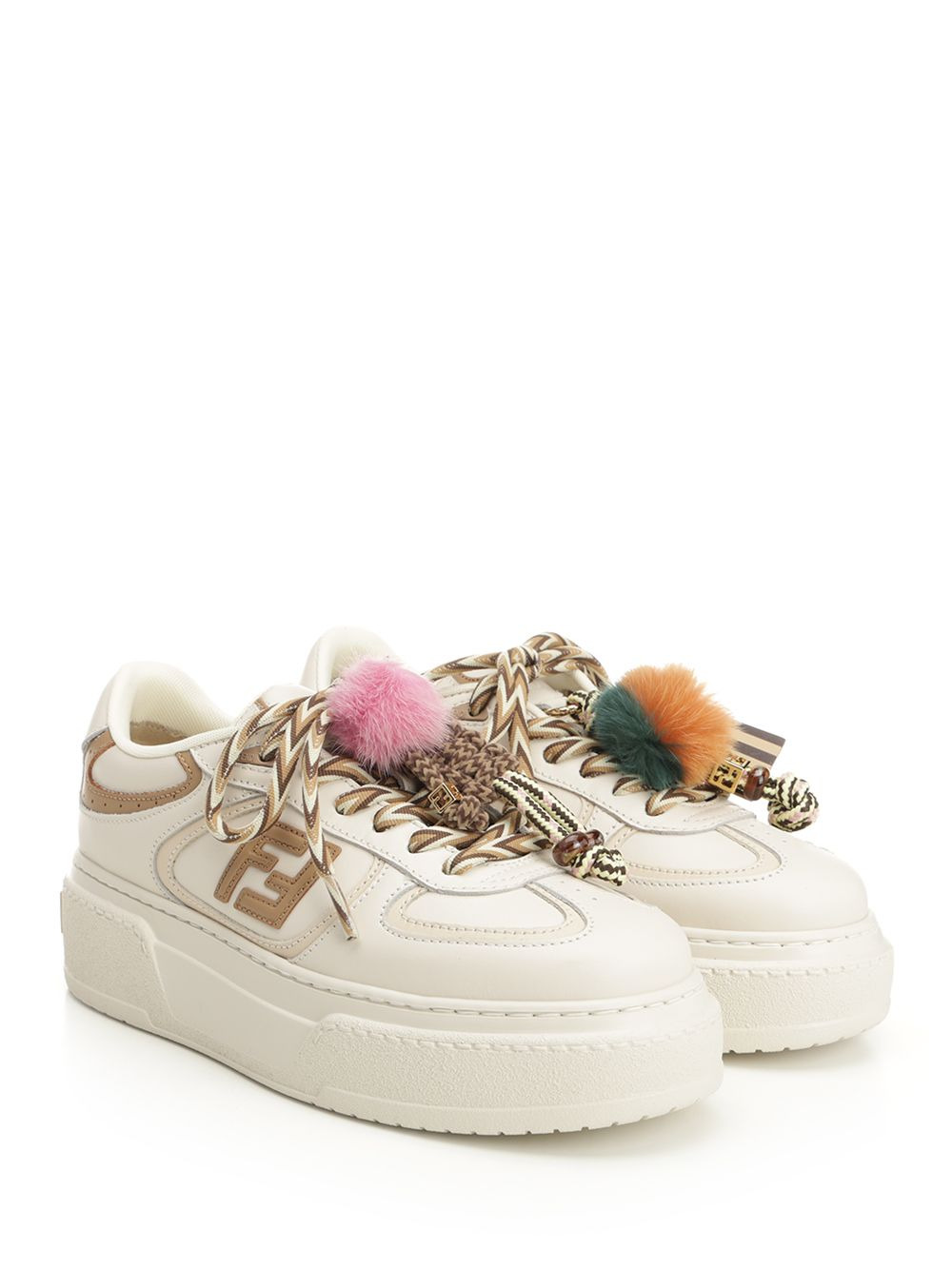 Match Platform Sneasker With Charms Sneakers White - 2