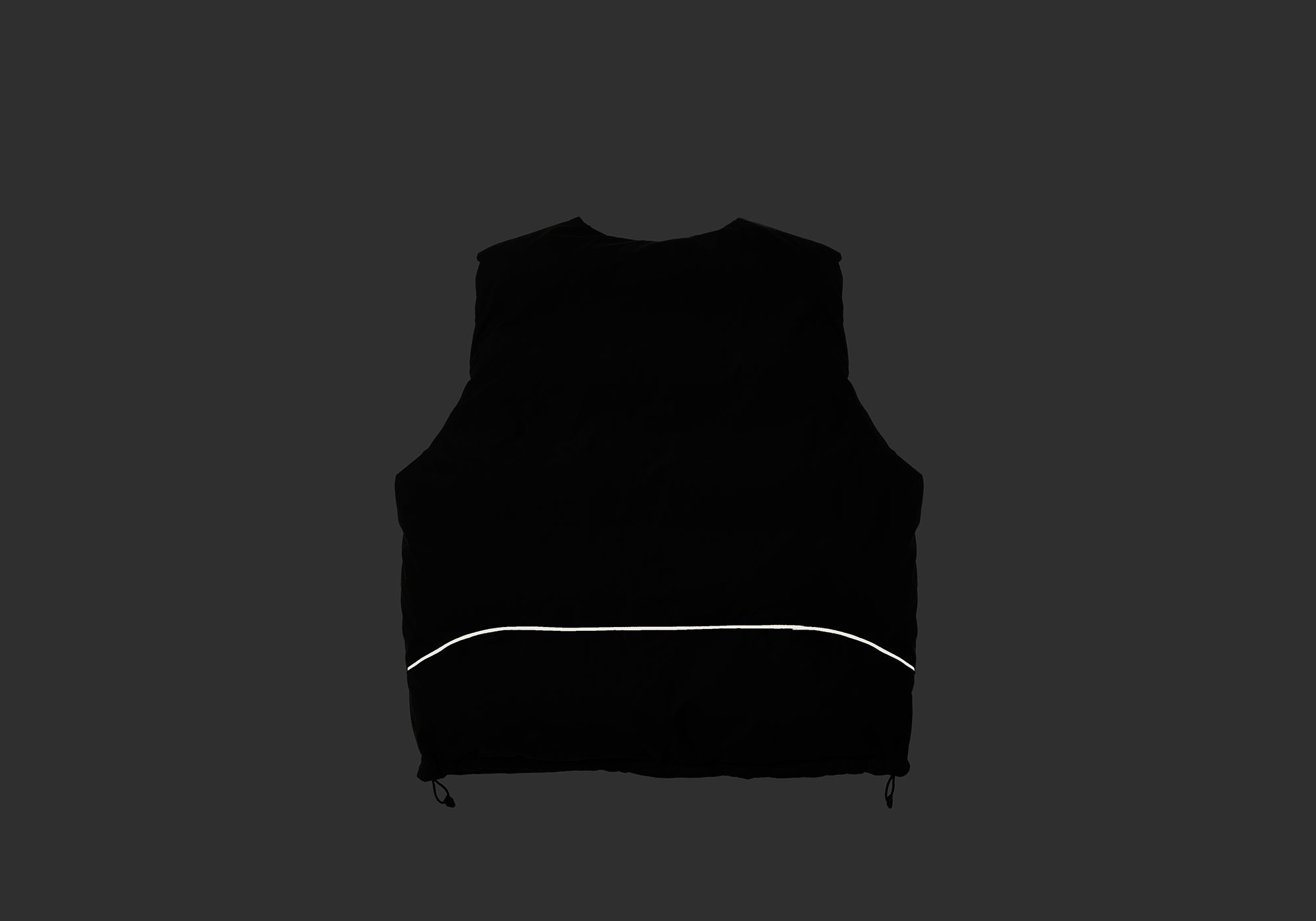 P-TECH REVERSIBLE PUFFA VEST BLACK - 4