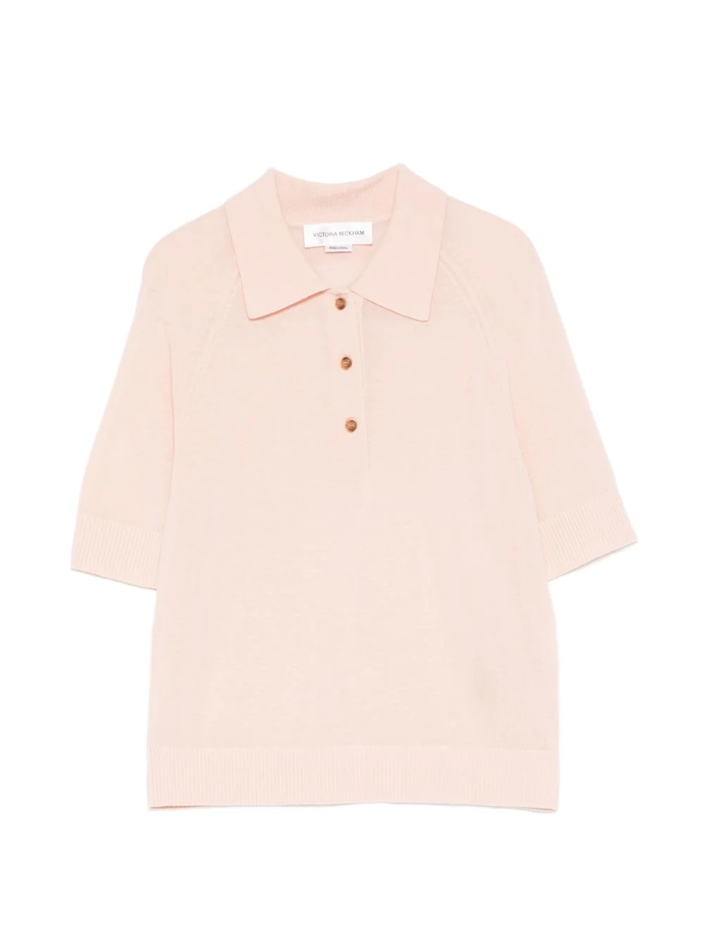 buttoned polo top - 1