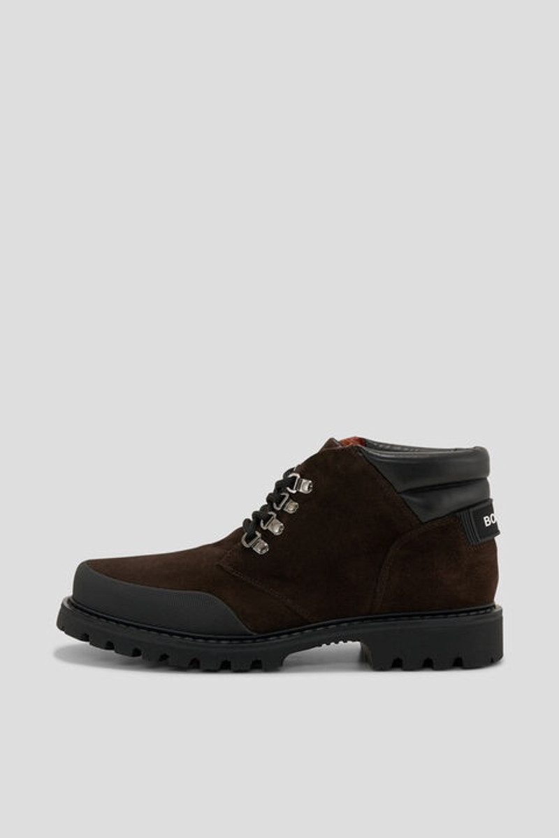 Helsinki Low boots with spikes in Dark brown 1