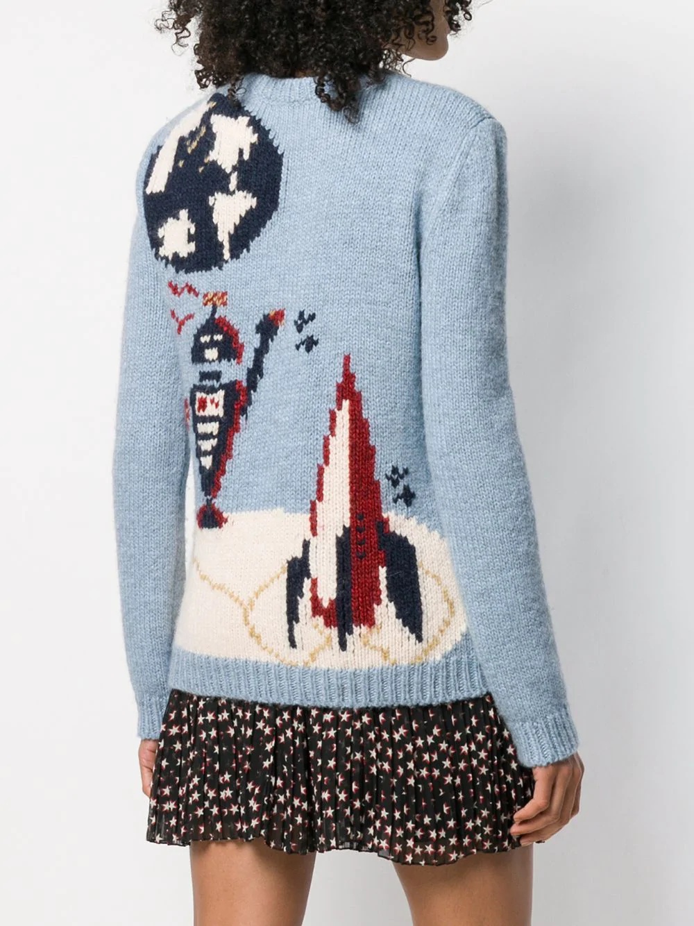 intarsia robot sweater - 4