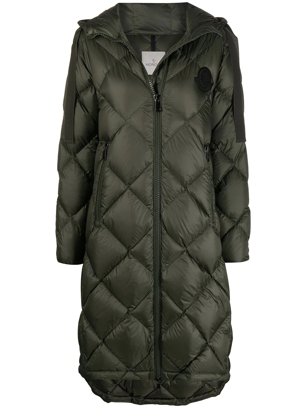 quilted puffer coat - 1