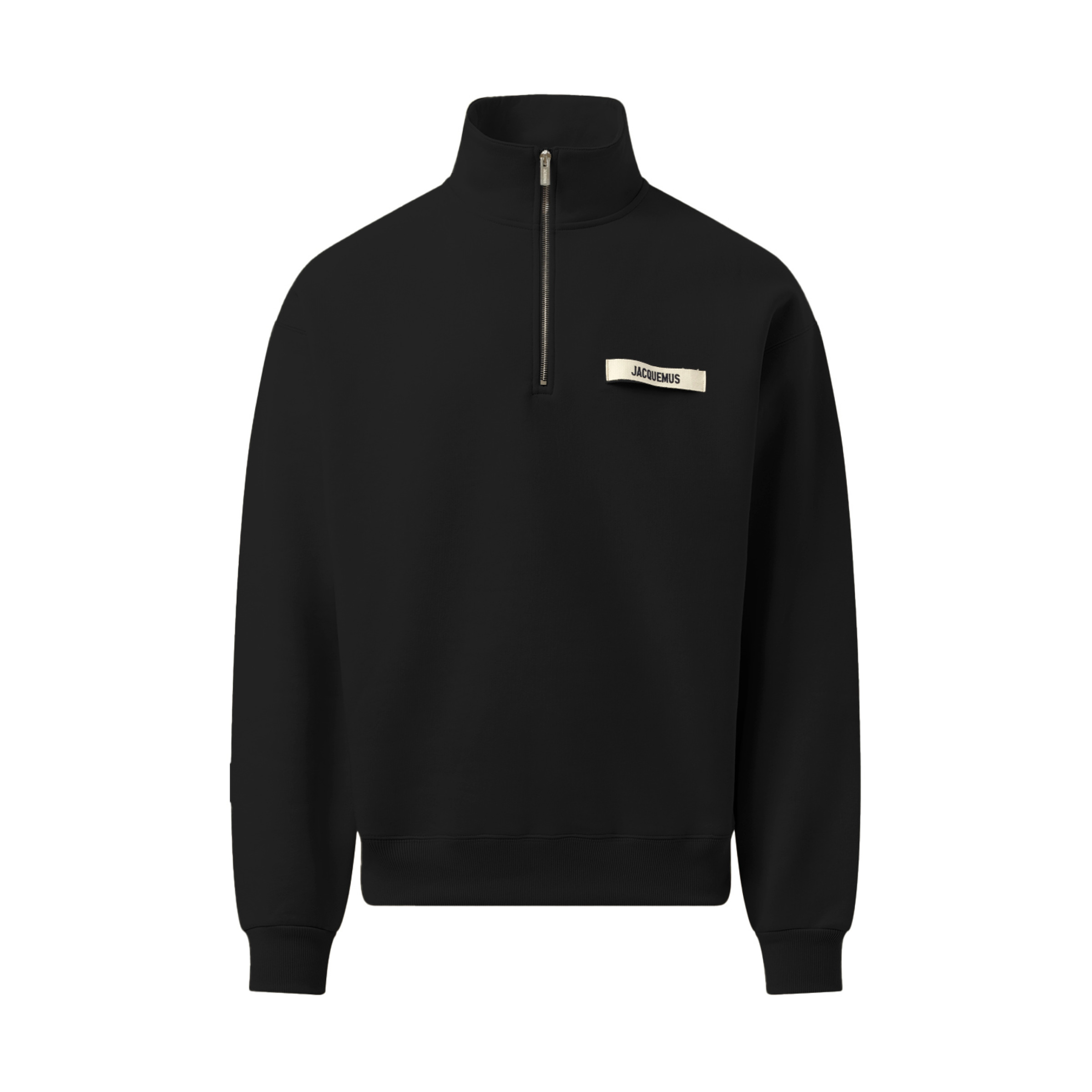 【Jacquemus】LE CAMIONNEUR GROS GRAIN◆255JS2832458 The Gros Grain zipped-rollneck sweatshirt by JACQUEMUS