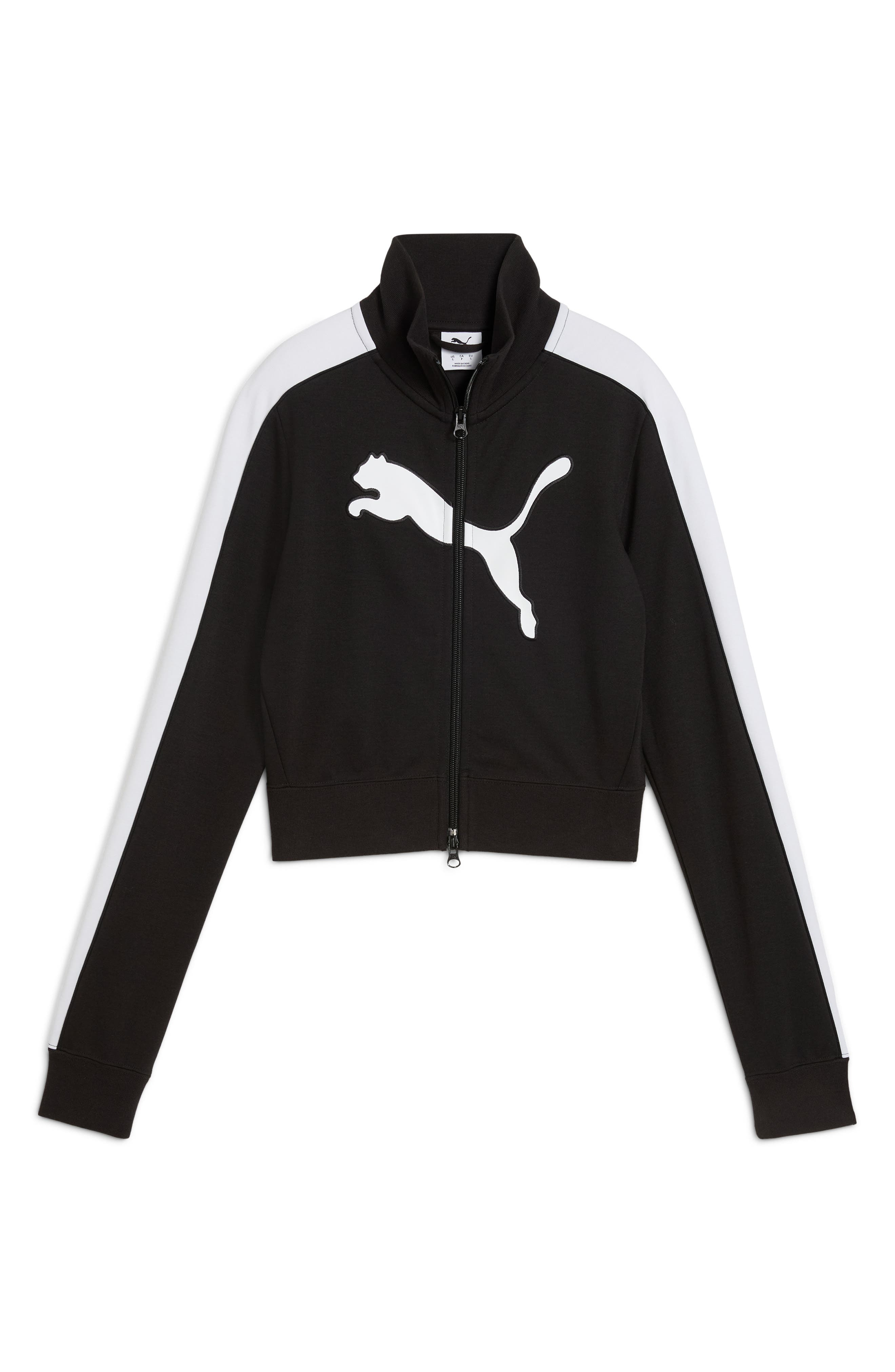 PUMA Future Archive Slim Track Jacket in Puma Black-Puma White at Nordstrom - 4