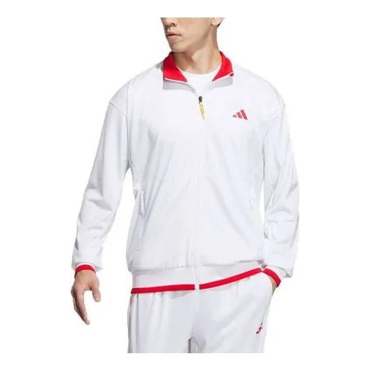 adidas China Knit Tennis Jackets 'White Red' IV7578 - 1