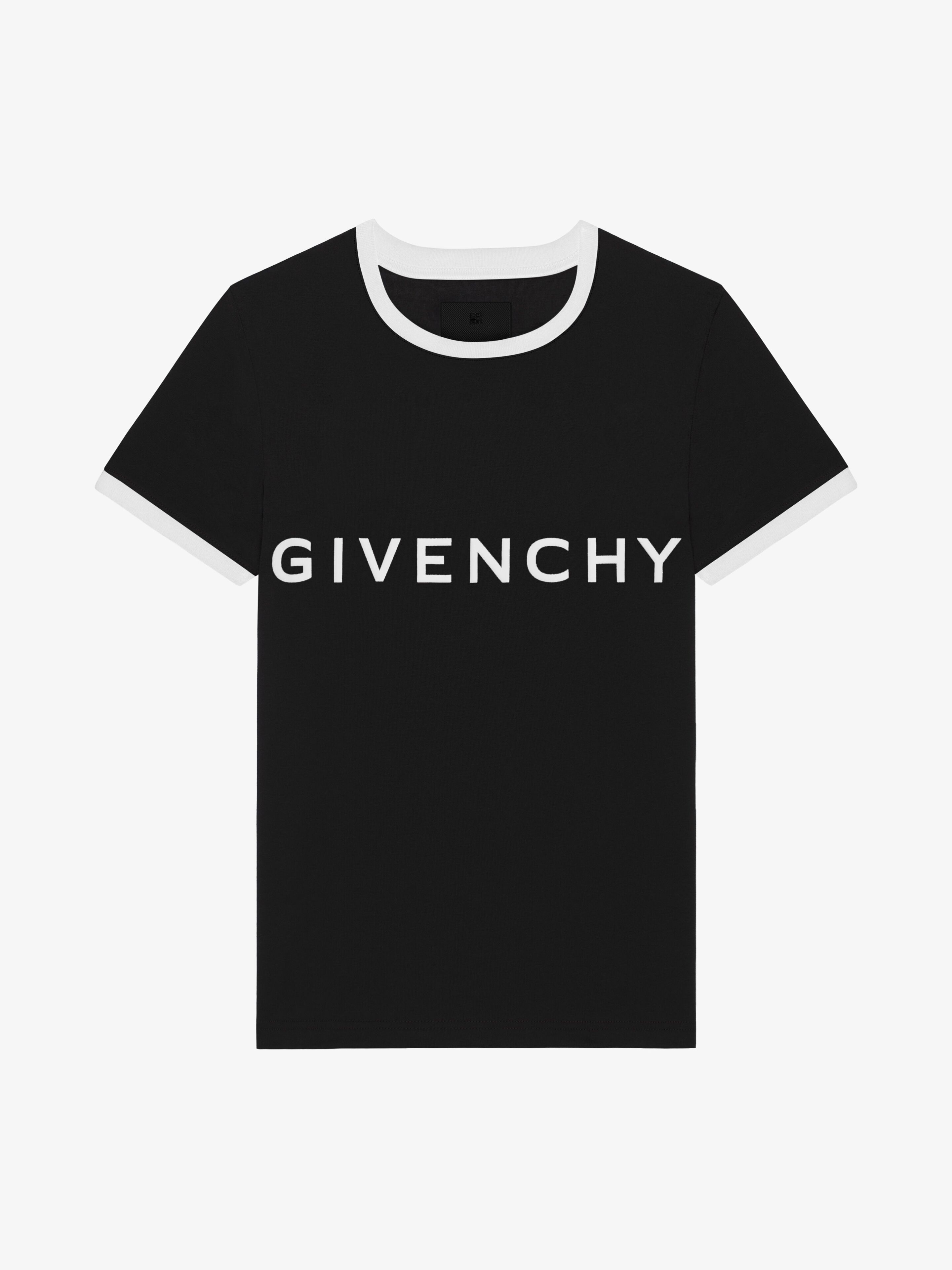 GIVENCHY SLIM FIT T-SHIRT IN COTTON - 1