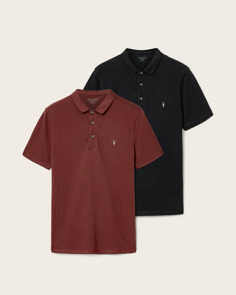 REFORM SHORT SLEEVE POLO SHIRTS 2 PACK - 1