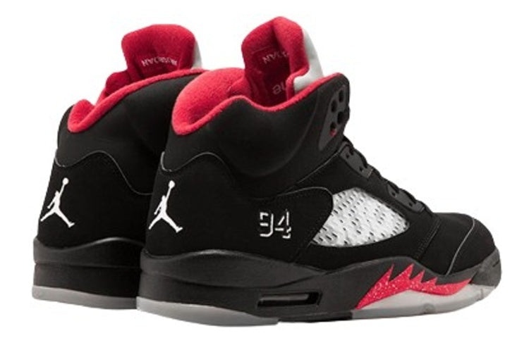 Air Jordan 5 Retro x Supreme 'Black' 824371-001 - 5