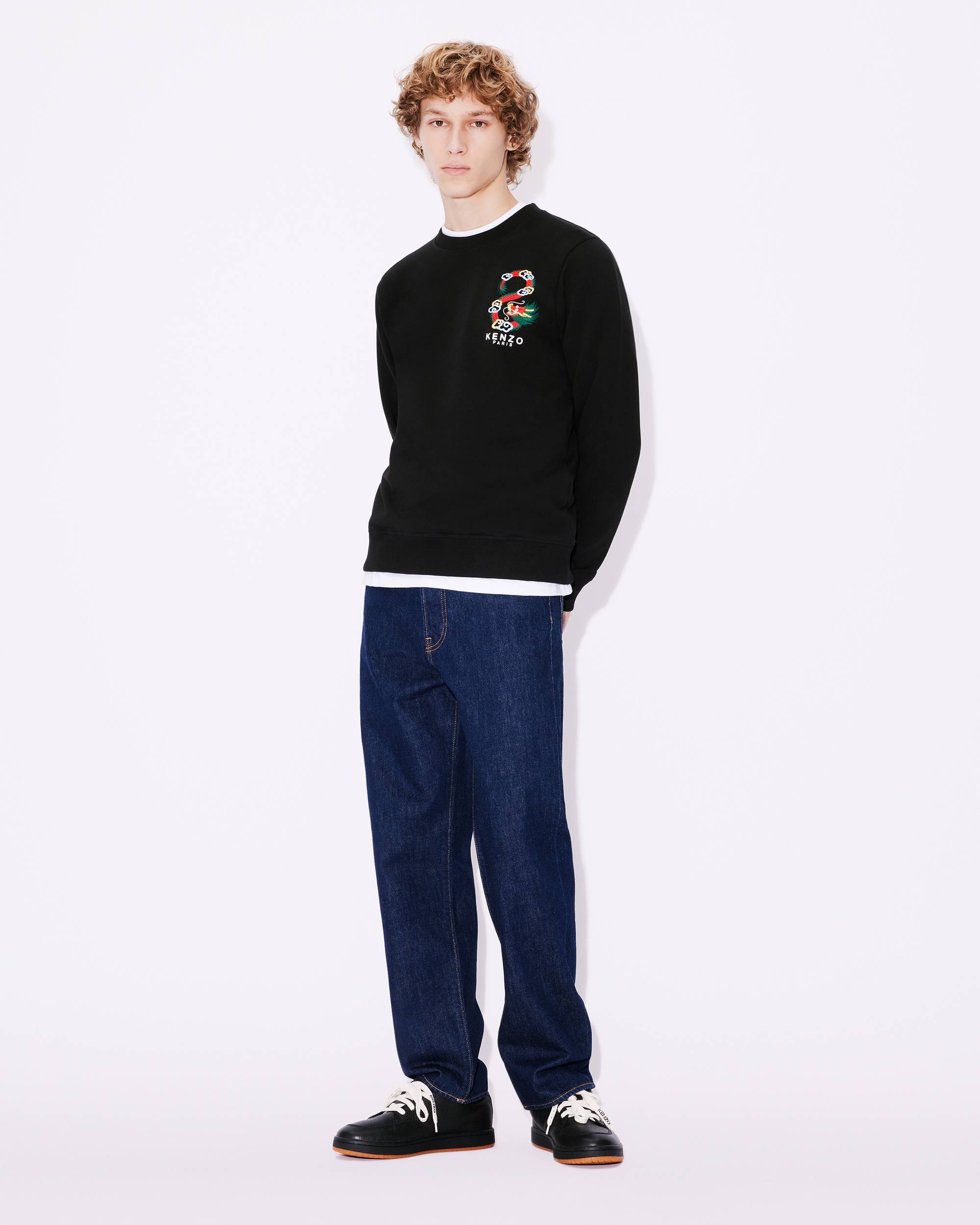 ASAGAO 'Year of the Dragon' straight-leg cropped jeans - 3