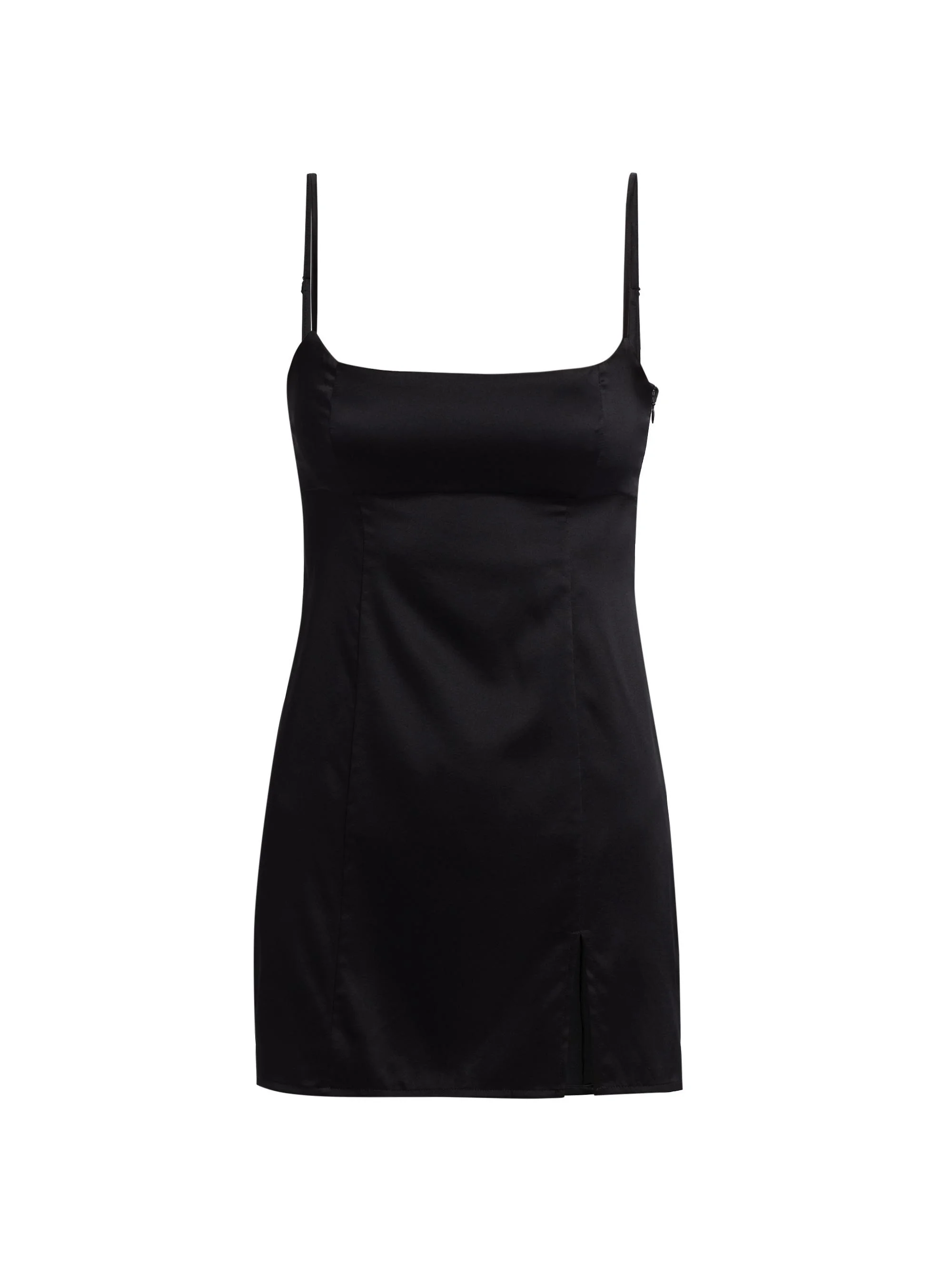 Women's Tous Les Jours Silk Nightie - Black - 1