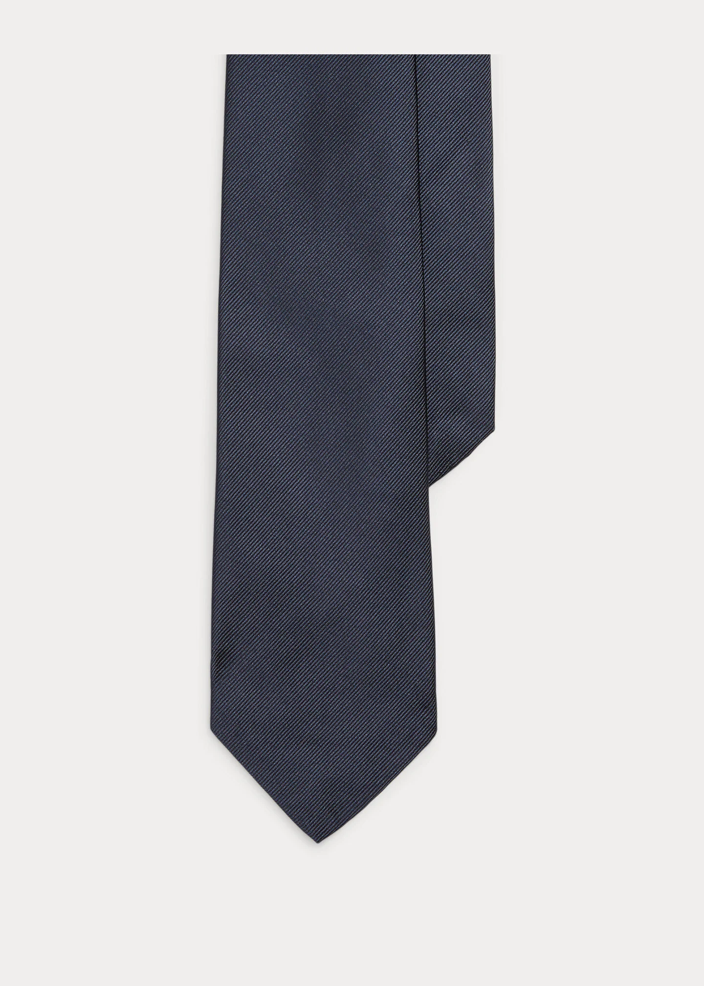 Silk Repp Narrow Tie - 1