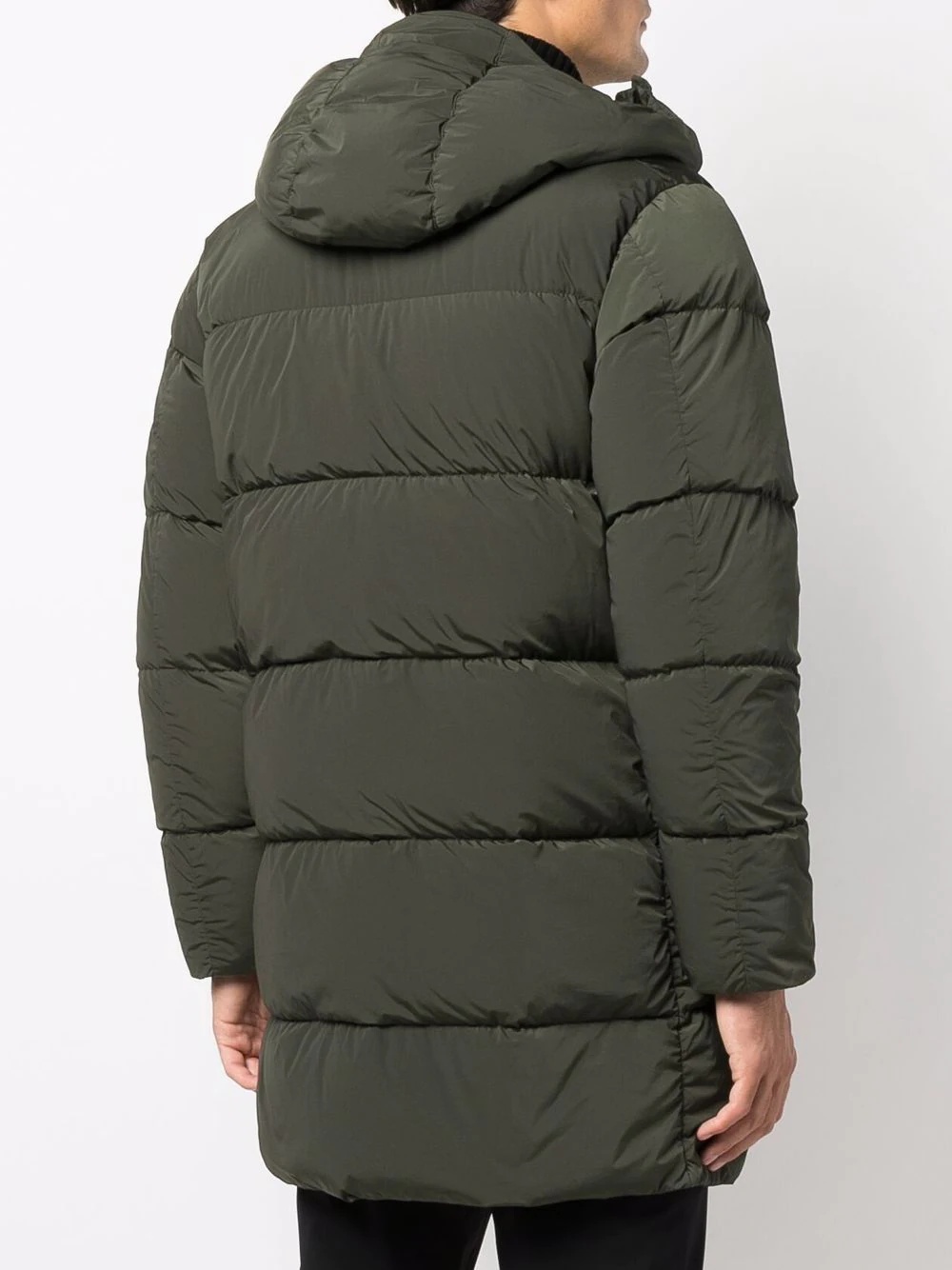 mid-length padded coat - 4