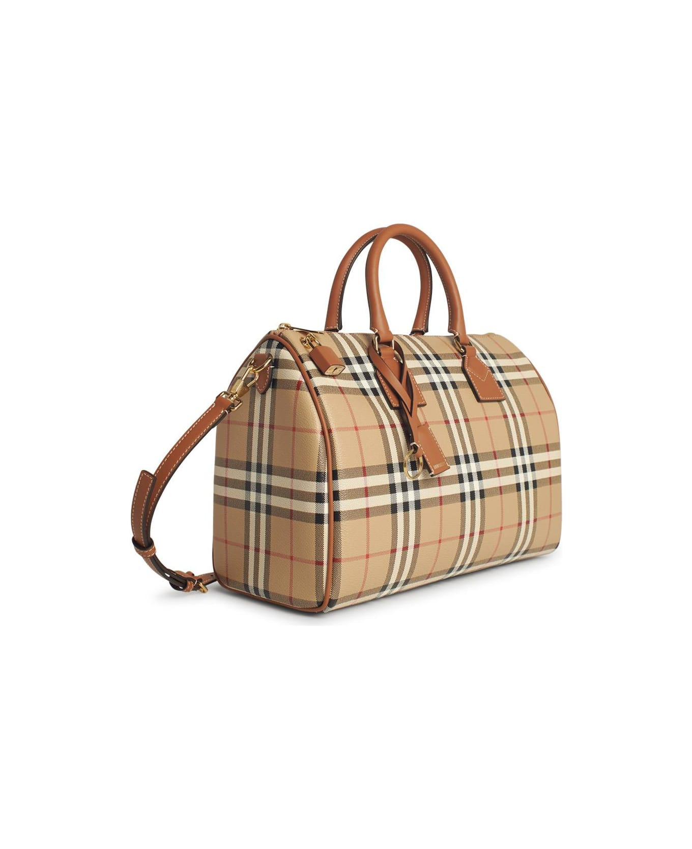 'bowling' Beige Leather Bag - 2