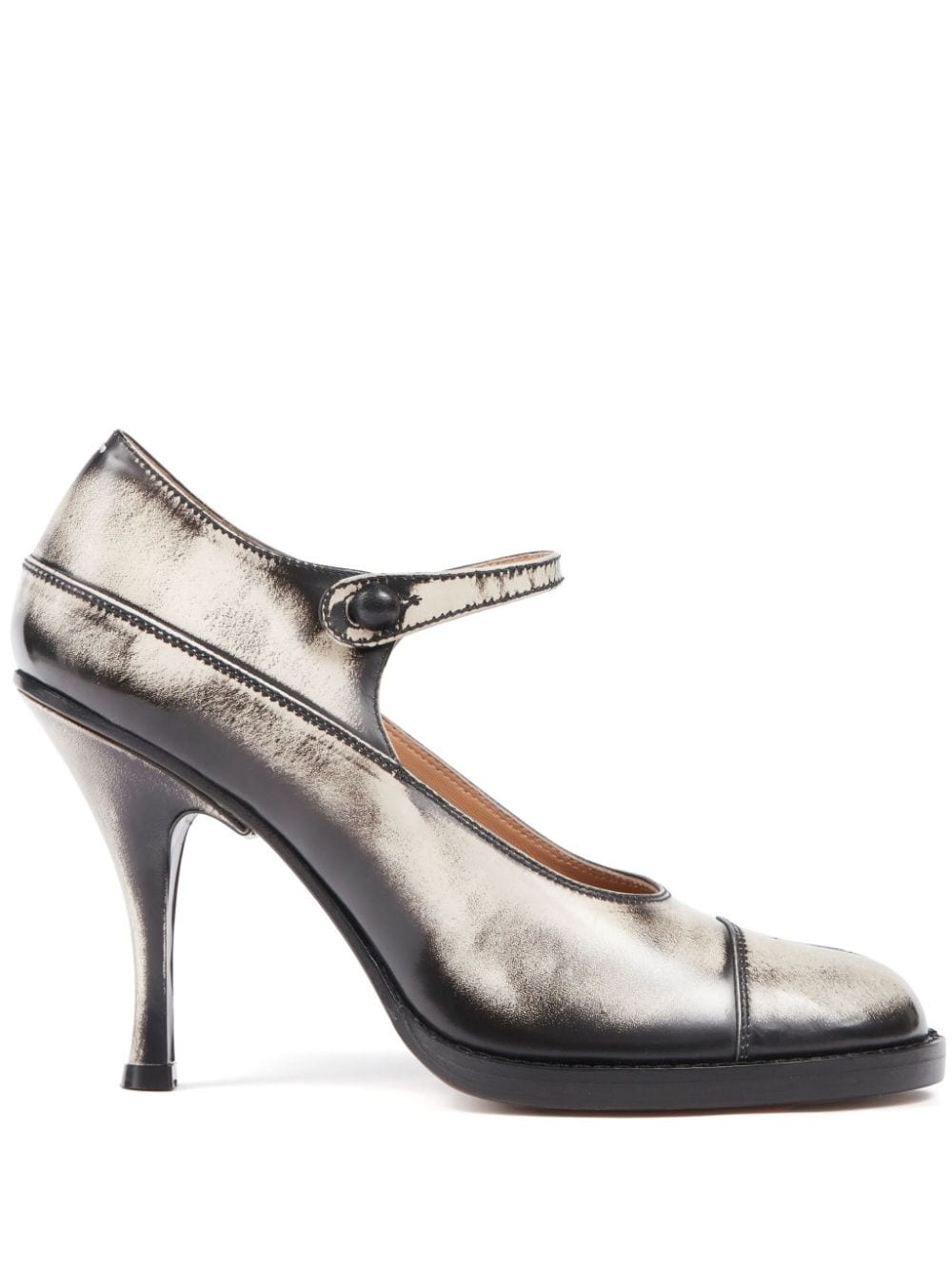 Bourgeoise 100mm leather pumps - 1