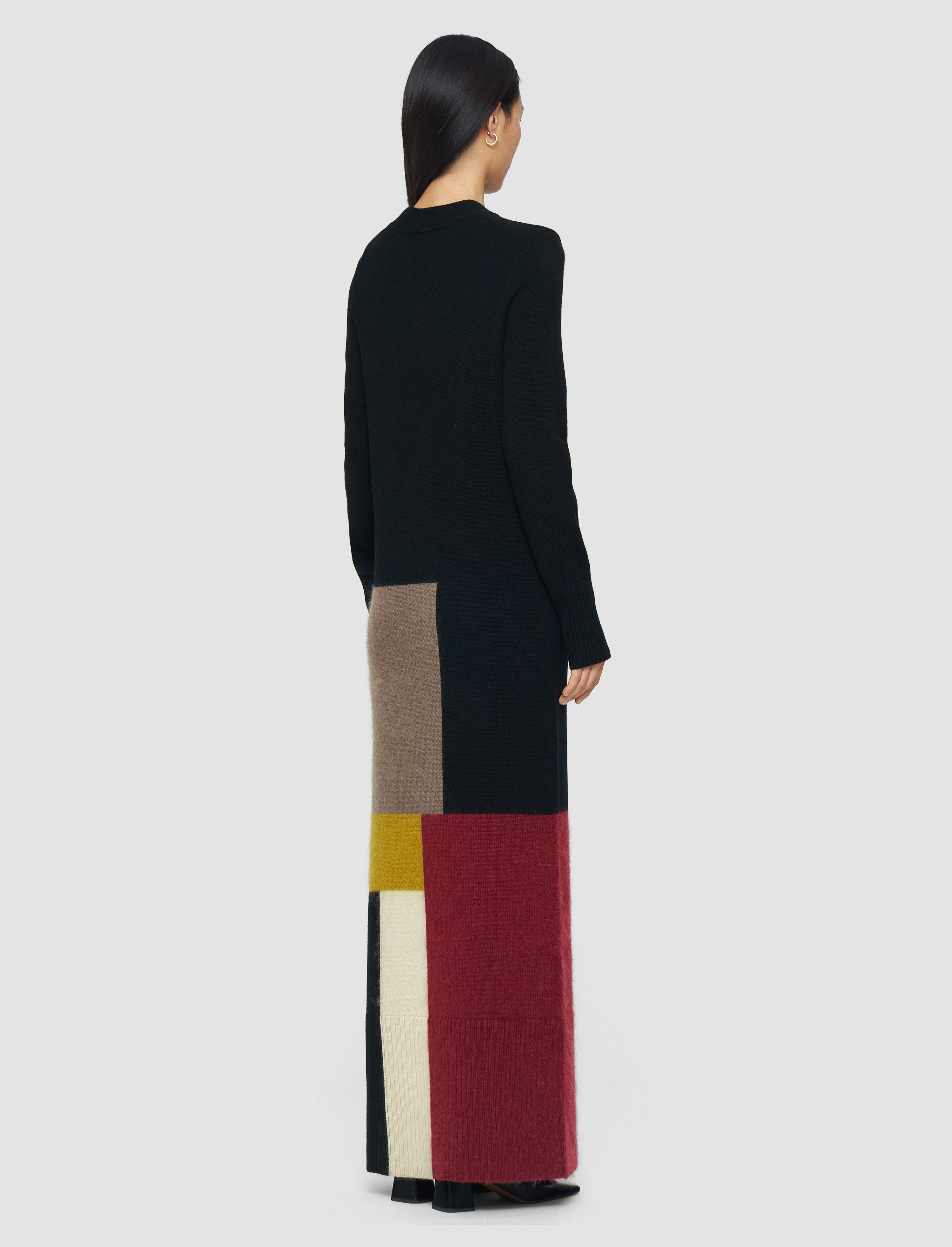 Overlay Wool Dress - 3