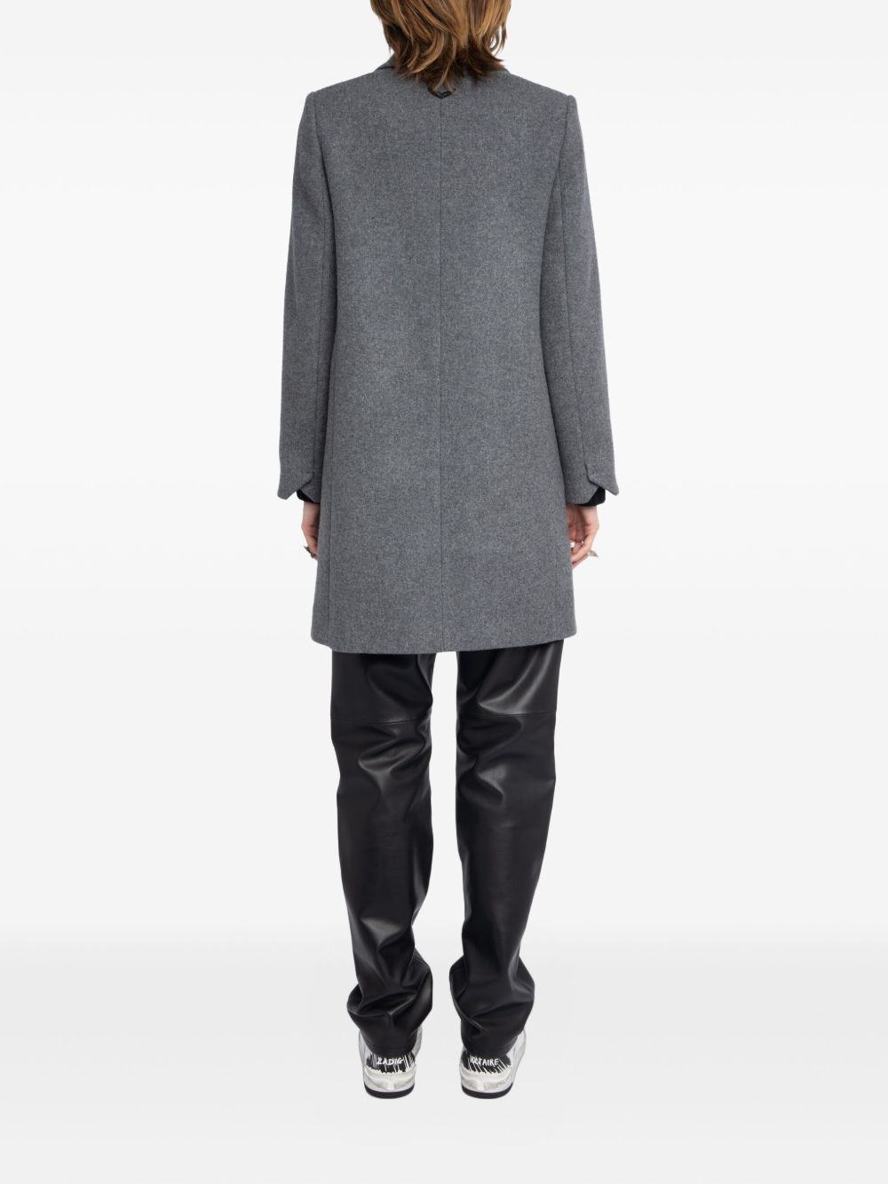 single-button coat - 3