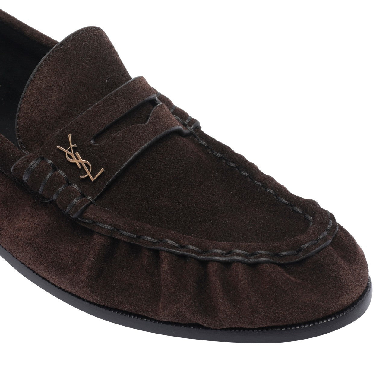 Saint Laurent Men Suede Soft Le Loafer Loafers - 2