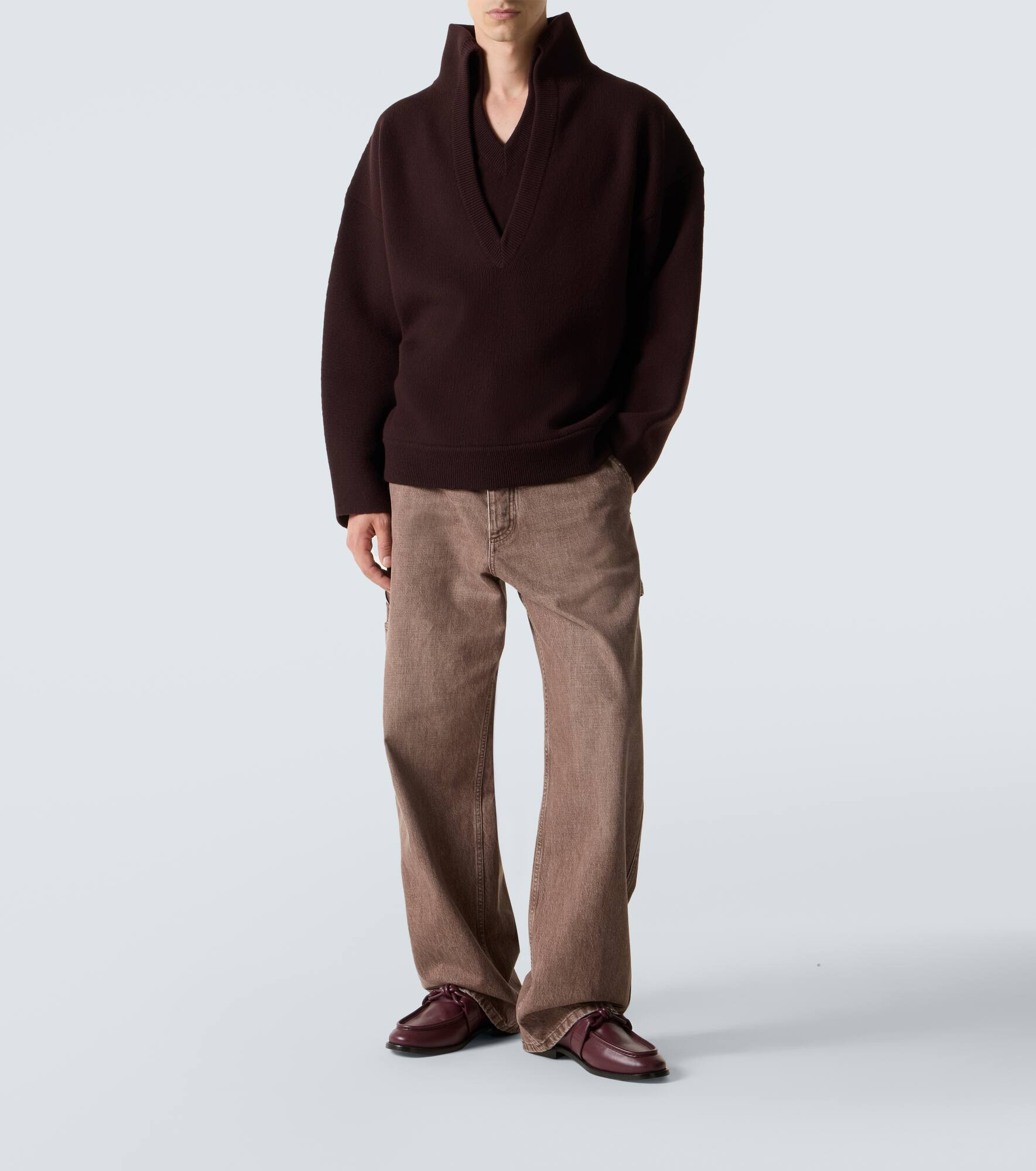 Ribbed-knit wool sweater - 2