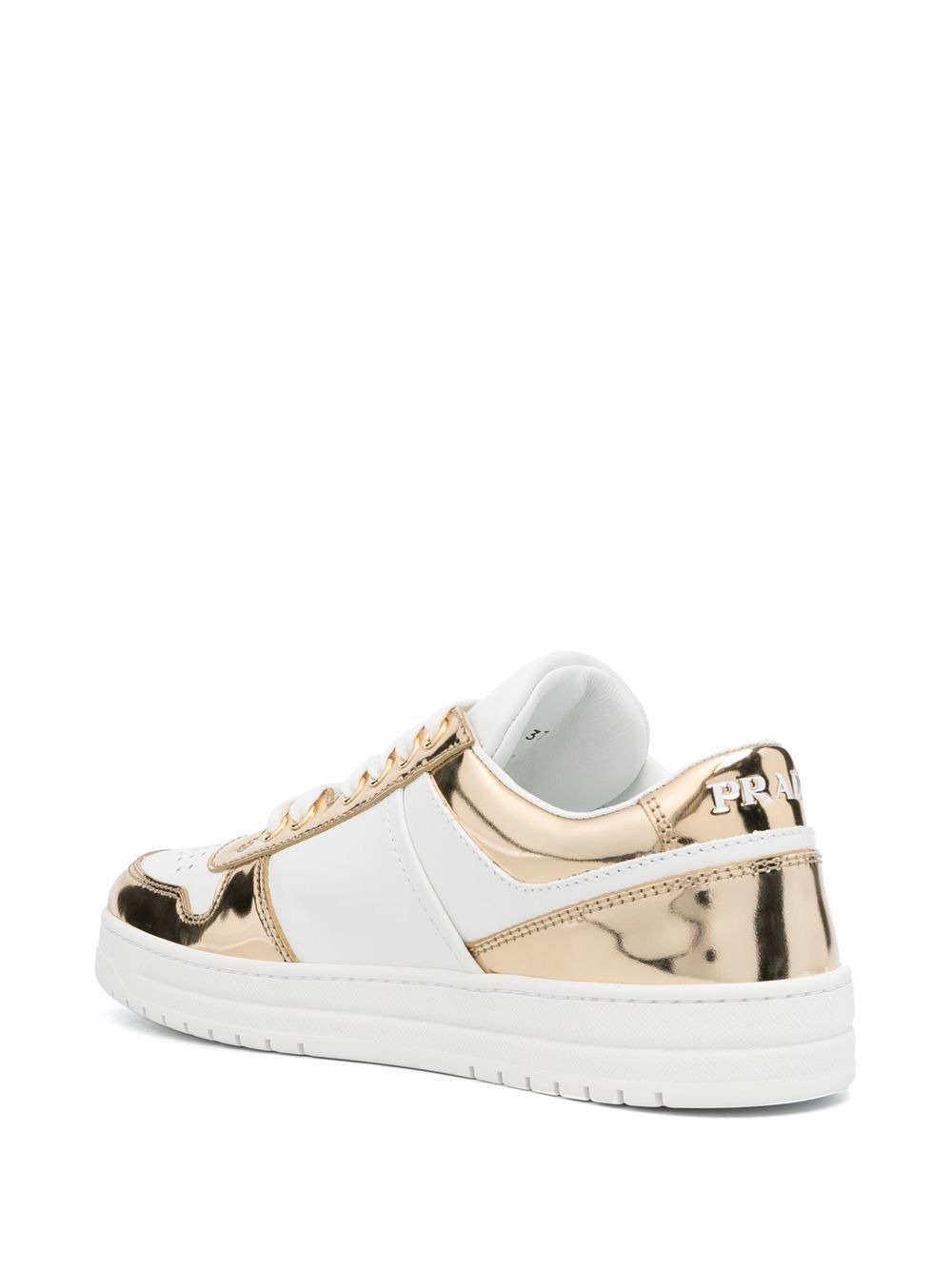 Downtown leather low-top sneakers - 3