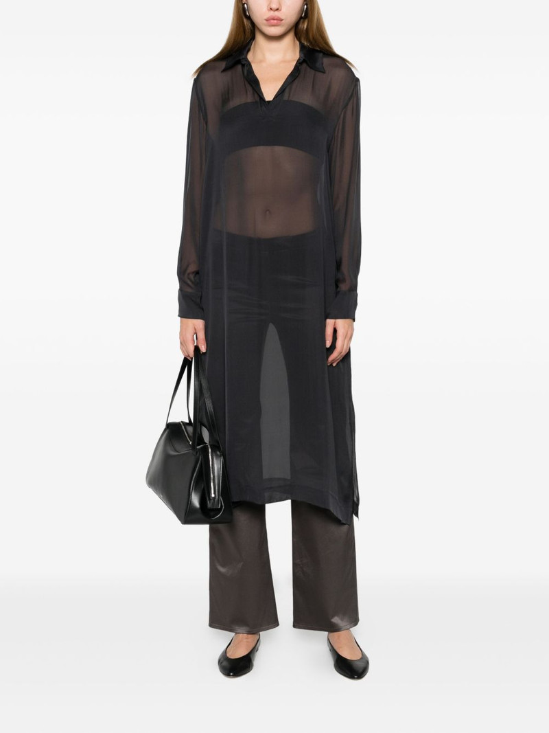 paloma wool v-neck spread-collar top outlook