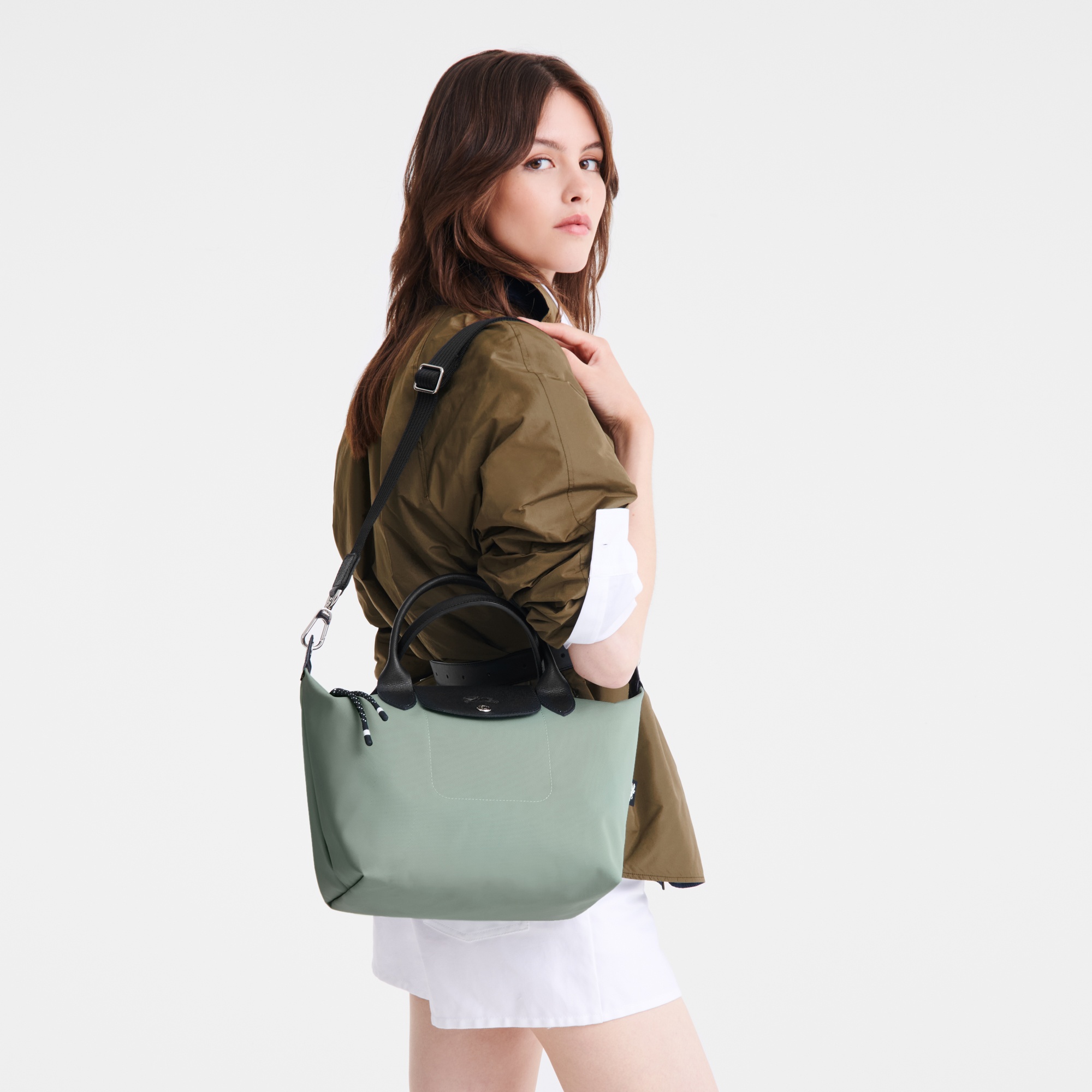 Le Pliage Energy S Handbag Vervain - Recycled canvas - 2