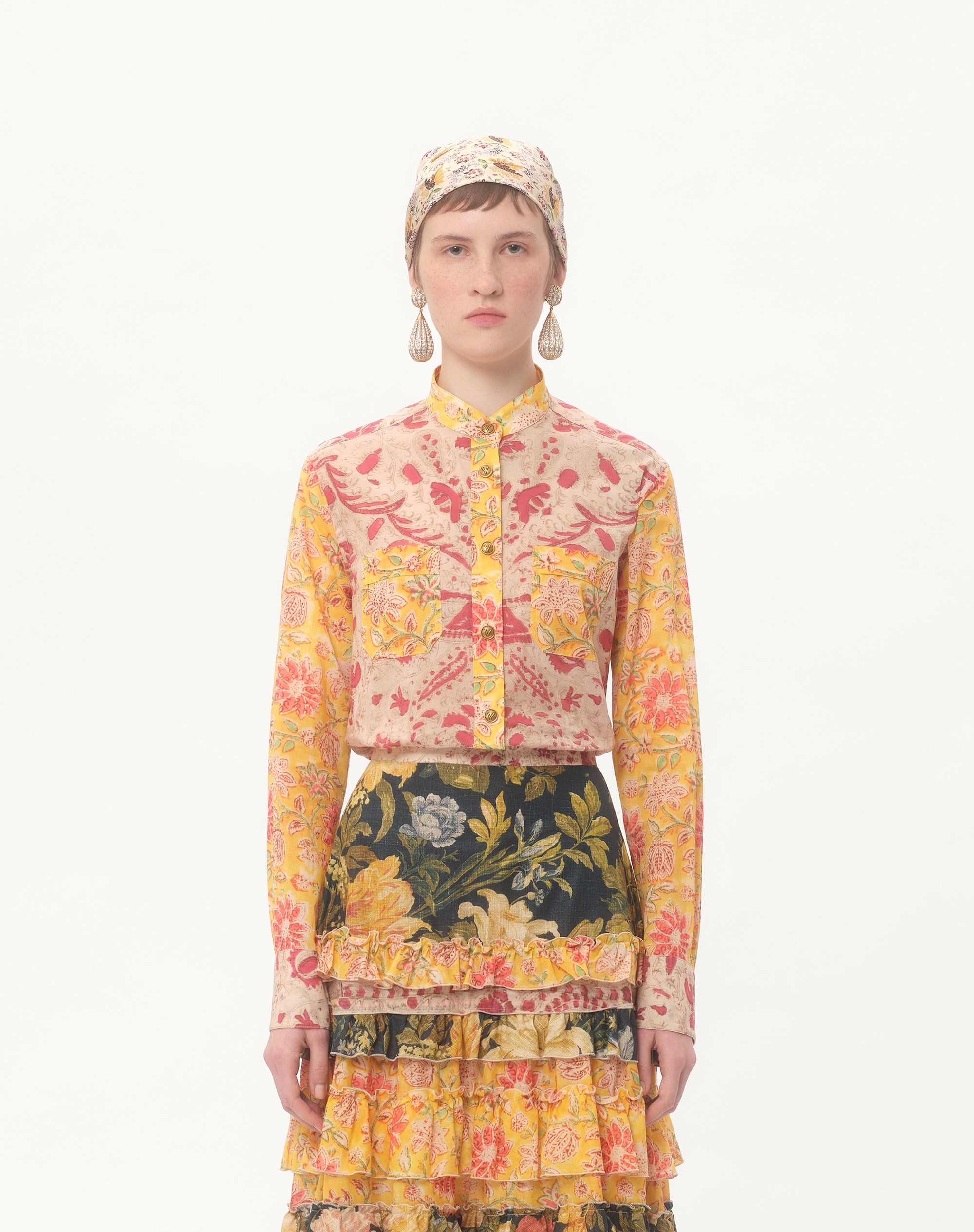 SHIRT IN MUSSOLA PAISLEY SPECULARE VOYAGE IMAGINAIRE - 6