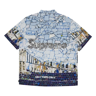 Supreme Supreme Mosaic Short-Sleeve Shirt 'Multicolor' outlook
